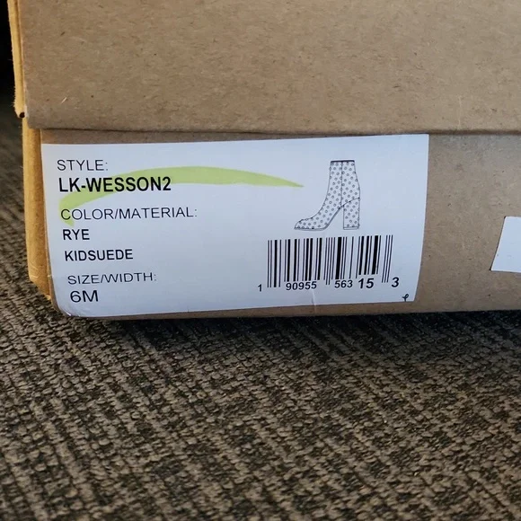 NIB Lucky Brand Wesson Studded Booties - Picture 4 of 4